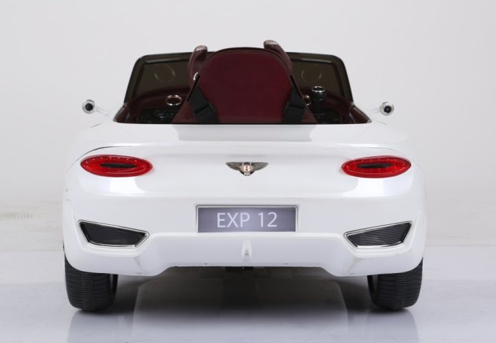Coche eléctrico infantil Bentley EXP 12 blanco