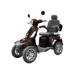 Elektrický čtyřkolový vozík RACCEWAY® STRADA LUX, coffee