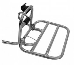 Front carrier for electric scooter RACCEWAY® CENTURY, chrome