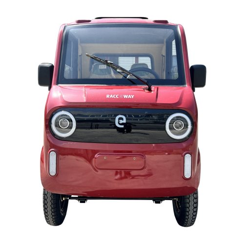 Four-wheel cargo cart RACCEWAY® HIPPO, red