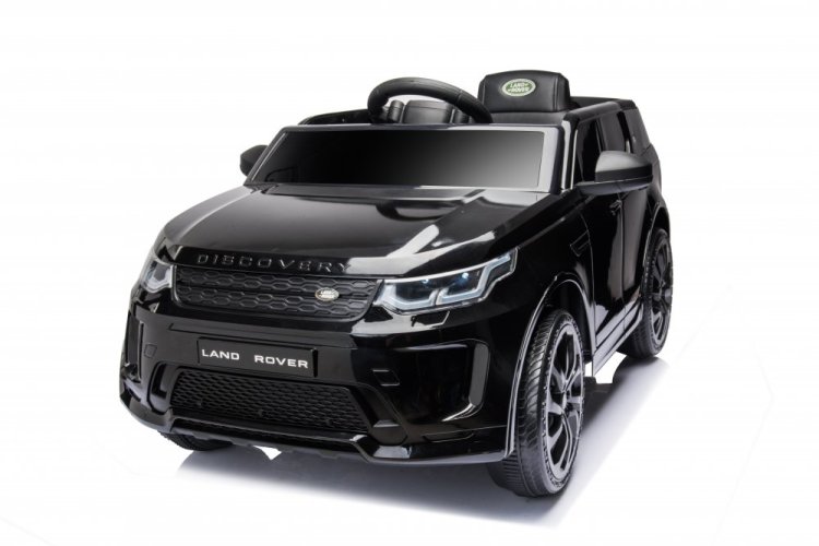 Coche eléctrico para niños Land Rover Discovery Sport negro/negro
