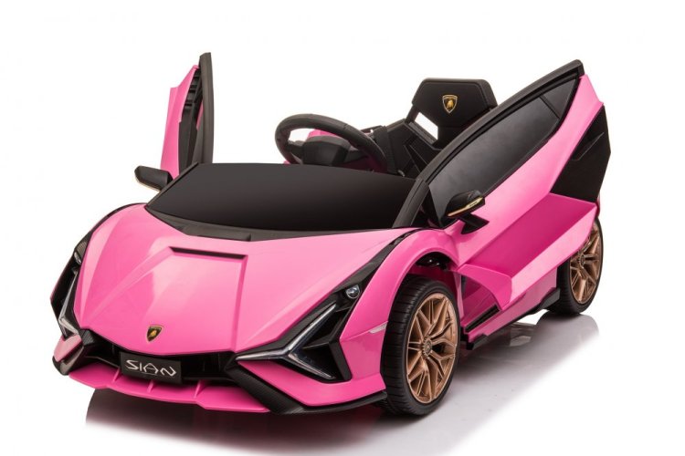 Dječji električni automobil Lamborghini Sian ružičasti/pink