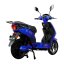 Electric scooter RACCEWAY® E-FICHTL®, glossy blue with 20Ah battery