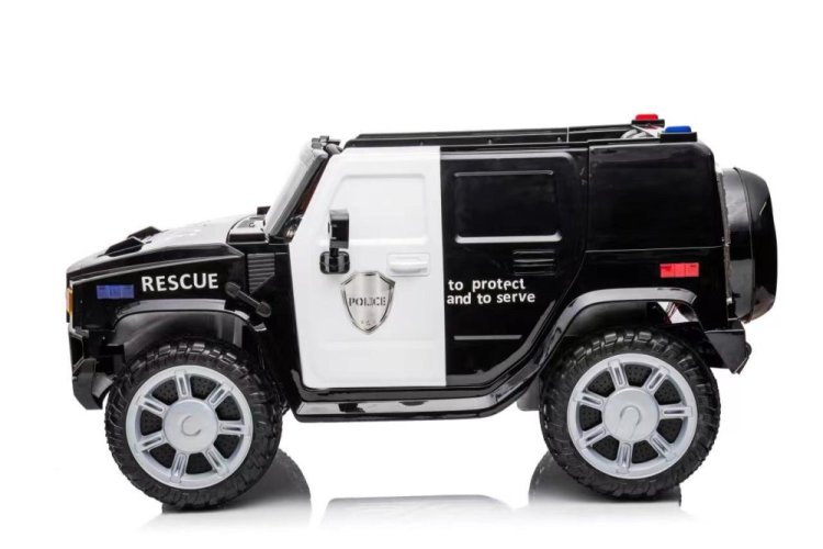 Children's electric police car RANGER Eljet black, Li-Ion