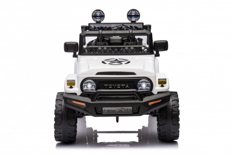 Coche eléctrico infantil Toyota FJ Cruiser blanco