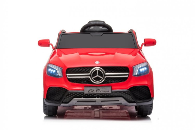 Children's electric car Mercedes GLC coupé red/red