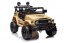 Children's electric car Toyota FJ Cruiser brown yellow/khaki