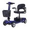 Carro eléctrico de cuatro ruedas RACCEWAY® SPLIT, azul