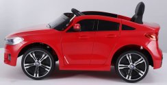 Coche eléctrico para niños BMW 6GT rojo/rojo