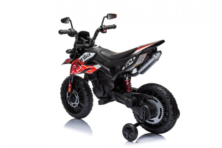 Dětská elektrická motorka Aprilia RX125 červená/red