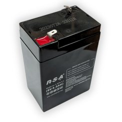 Industrial lead-acid battery ELJET RSA, 6V 4.5Ah