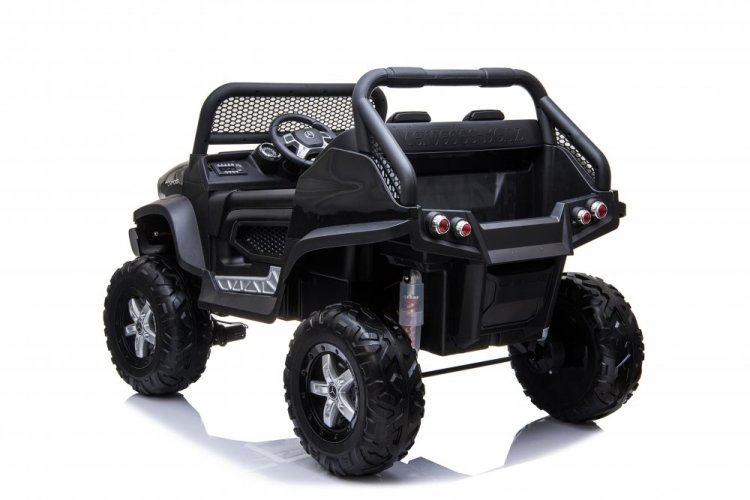 Coche eléctrico para niños Mercedes Benz Unimog Truck - negro