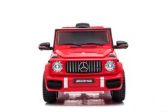 Coche eléctrico infantil Mercedes G63 AMG rojo/rojo