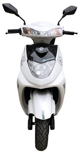 Elektroskúter RACCEWAY® CITY 21, biely + Nosič zdarma