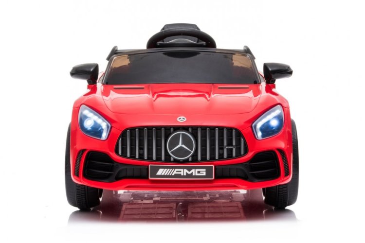 Coche eléctrico para niños Mercedes AMG GT rojo/rojo
