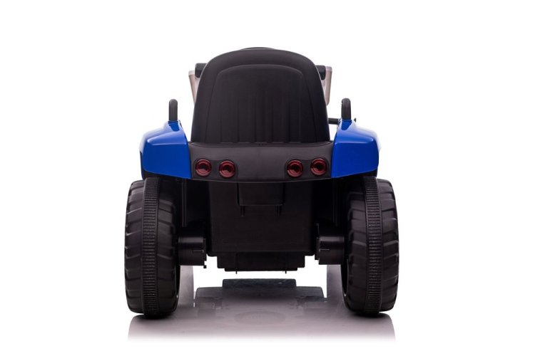 Tractor eléctrico para niños Eljet con cuchara de carga azul, Li-Ion
