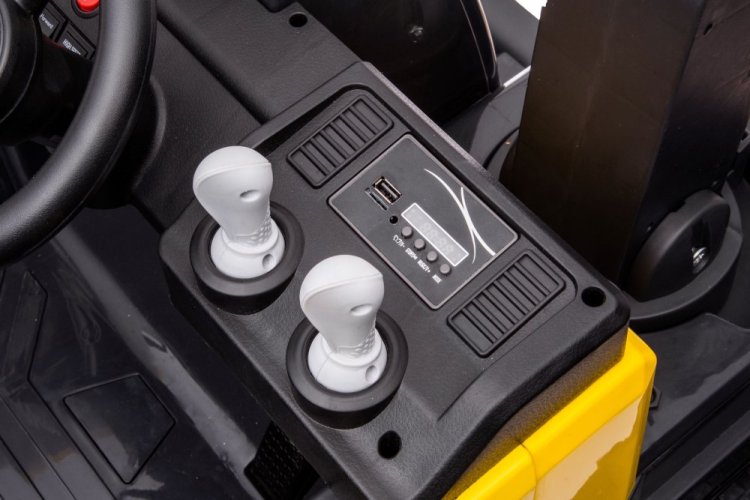Dětský plně elektrický bagr Volvo PRO žlutá, Li-Ion