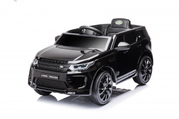 Coche eléctrico para niños Land Rover Discovery Sport negro/negro