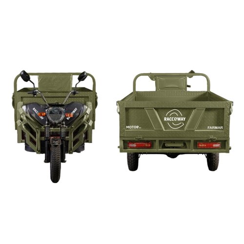 Three-wheeled cargo cart RACCEWAY® FARMER, green