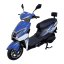 Electric scooter RACCEWAY® CITY 45, with driving licence, blue