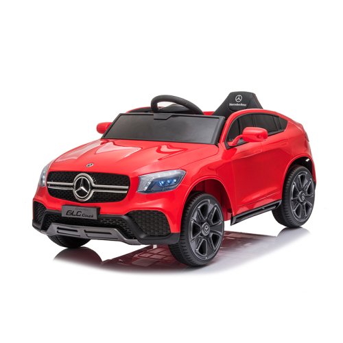 Children's electric car Mercedes GLC coupé red/red