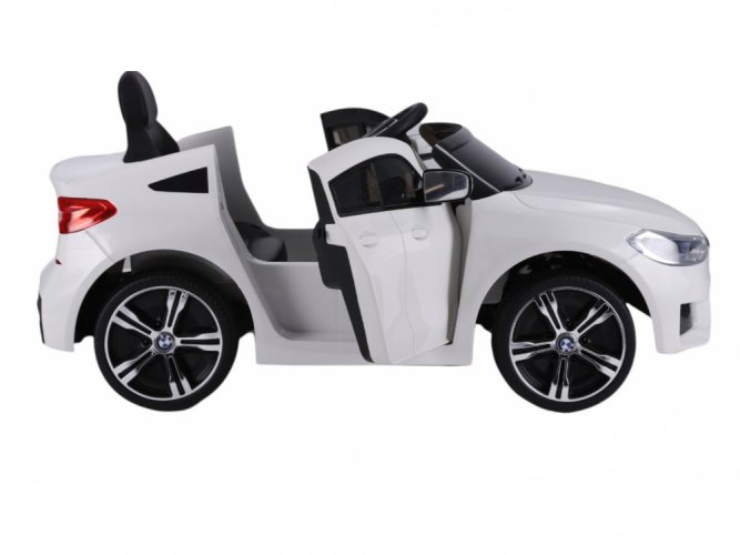 Coche eléctrico infantil BMW 6GT blanco