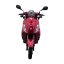 Electric three-wheel scooter RACCEWAY® VIA-MS09, burgundy-glossy
