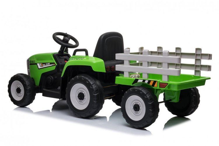 Coche eléctrico para niños Tractor Lite - verde