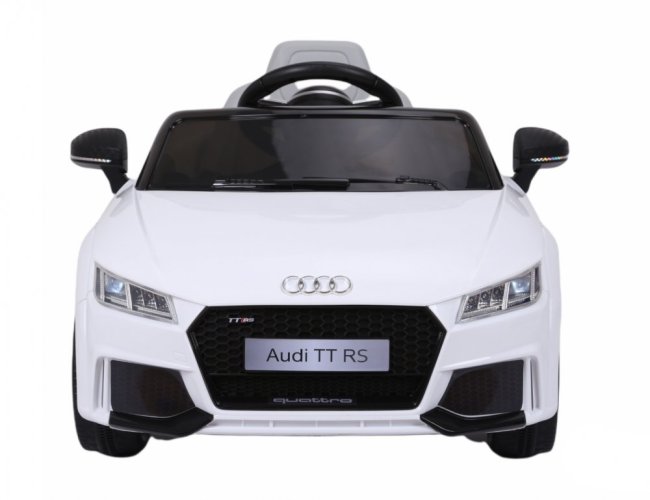 Coche eléctrico infantil Audi TT RS blanco