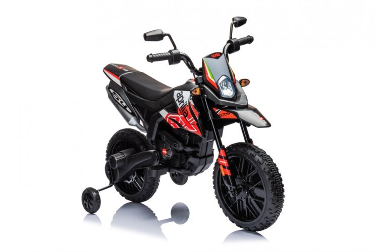 Dětská elektrická motorka Aprilia RX125 červená/red