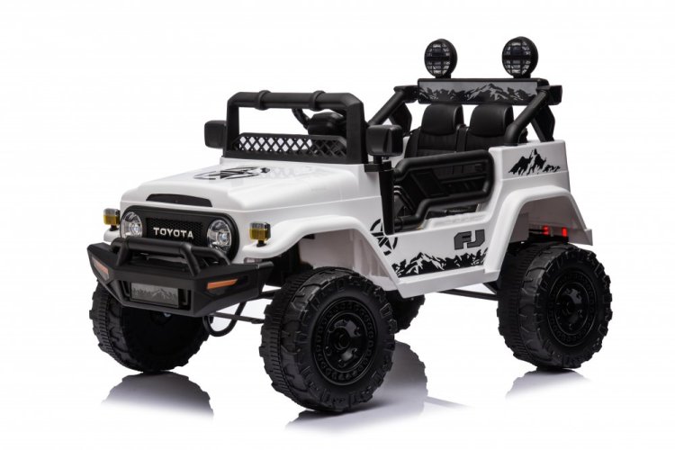 Coche eléctrico infantil Toyota FJ Cruiser blanco