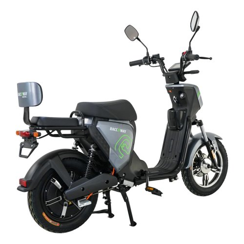 Electric scooter RACCEWAY® PAŘEZ 40, with license plate, gray