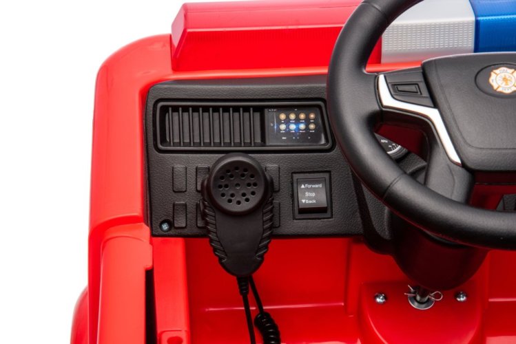 Coche eléctrico infantil bomberos Eljet rojo, Li-Ion