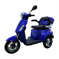 Triciclo eléctrico RACCEWAY VIA, azul brillante