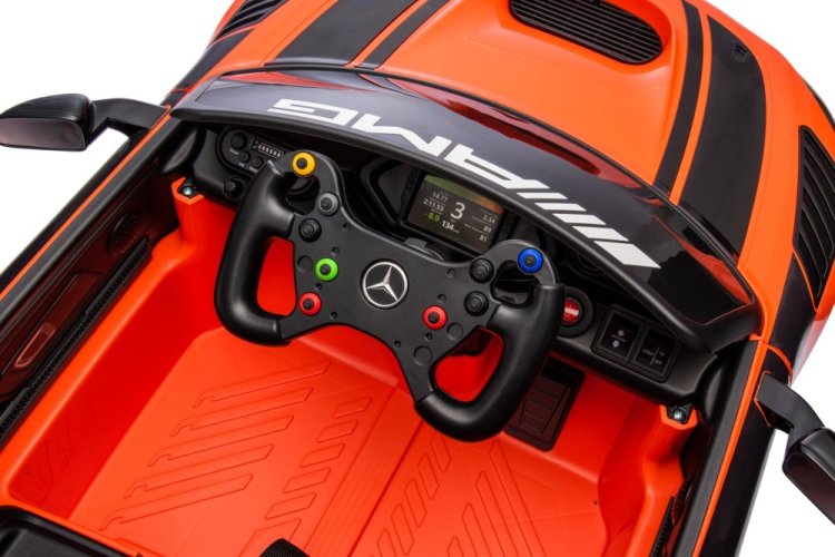 Detské elektrické auto Mercedes AMG GT3 oranžová
