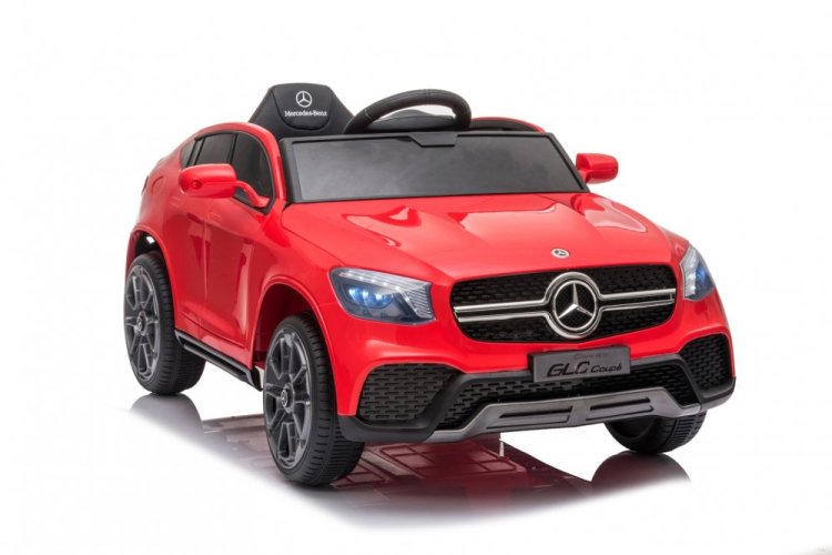 Children's electric car Mercedes GLC coupé red/red