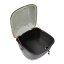 Rear case with carrier for electric scooter RACCEWAY® PAŘEZ, black
