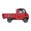 Four-wheel cargo cart RACCEWAY® HIPPO, red