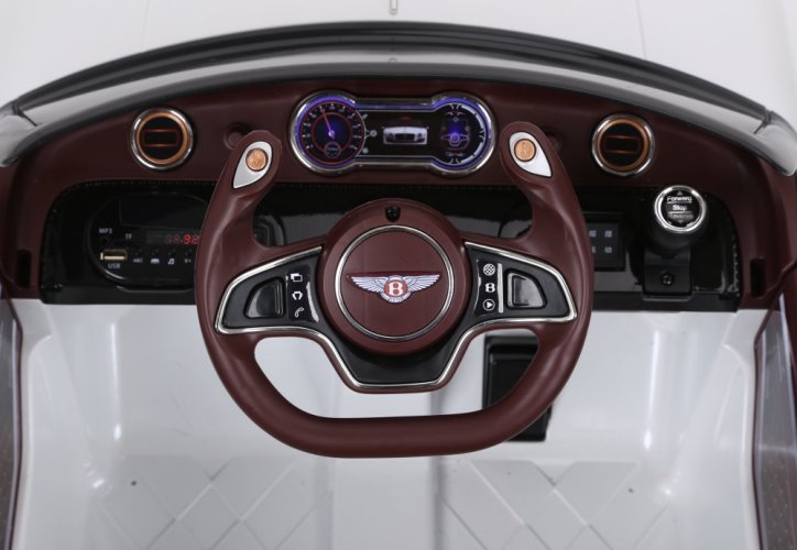 Coche eléctrico infantil Bentley EXP 12 blanco