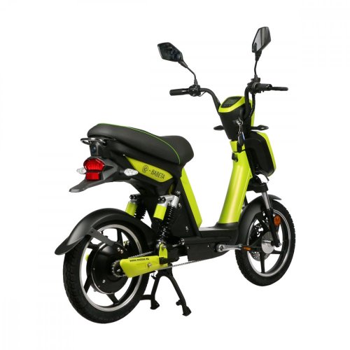 Electro Scooter RACCEWAY® E-BABETA®, verde metalizado, sin batería