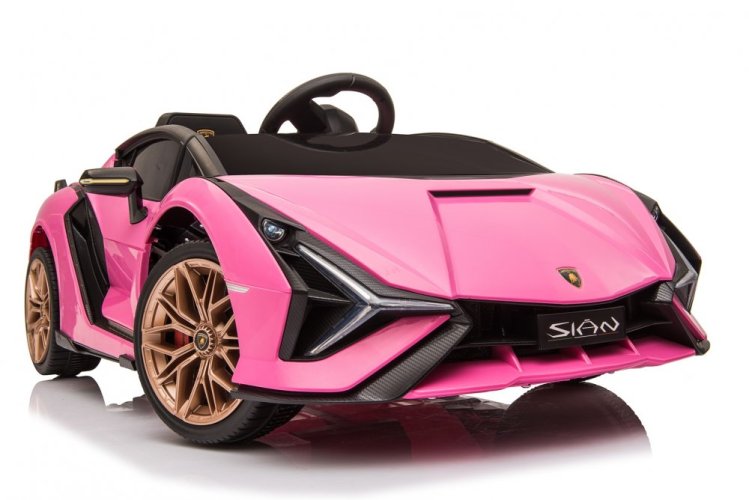 Dječji električni automobil Lamborghini Sian ružičasti/pink