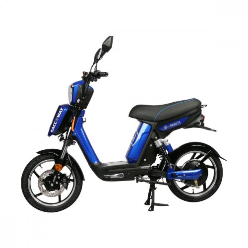 Electro Scooter RACCEWAY® E-BABETA®, azul brillante, sin batería