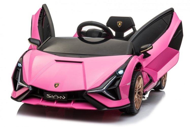 Dječji električni automobil Lamborghini Sian ružičasti/pink