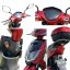 Electric scooter RACCEWAY® E-FICHTL®, red-glossy, without battery