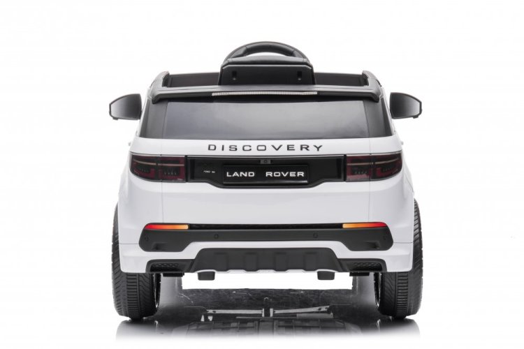 Coche eléctrico infantil Land Rover Discovery Sport blanco/blanco