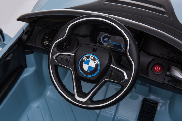 Dětské elektrické auto BMW i8 Coupe sv.modrá