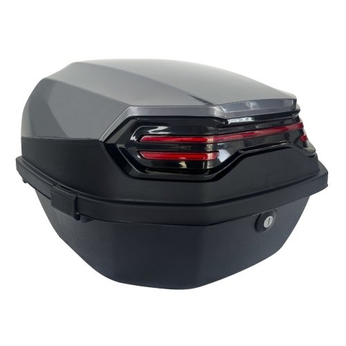 Zadný kufor k elektroskútru RACCEWAY® RC45, sivo-oranžový