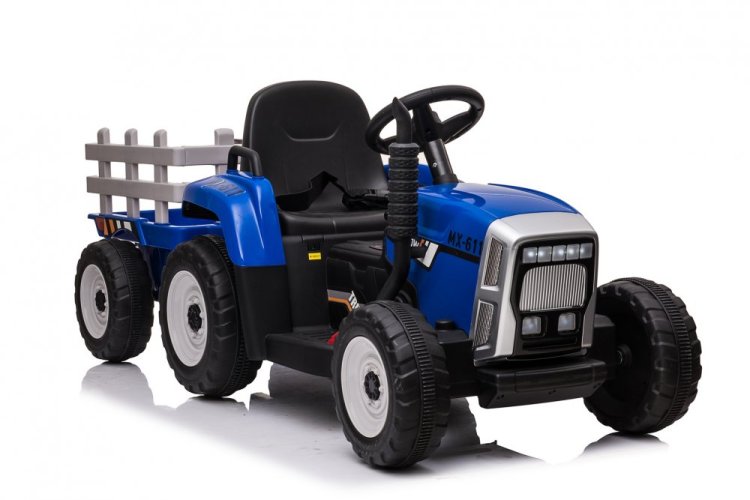 Coche eléctrico para niños Tractor Lite - azul