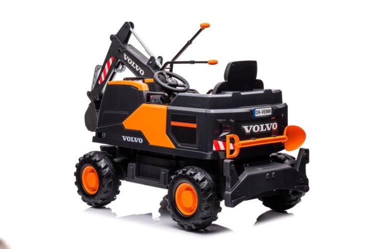 Excavadora eléctrica para niños Volvo naranja, Li-Ion