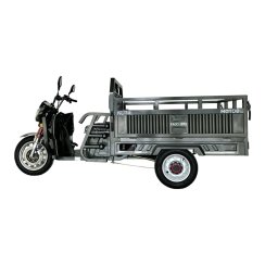 Nákladný trojkolesový vozík RACCEWAY® KUTIL, sivý